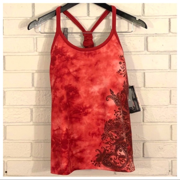 NWT ATHLETA | Yoga Pavitra Tie Dye Racerback Tank - Picture 3 of 7
